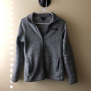 Women’s XS Heathered Grey Patagonia Zip Up